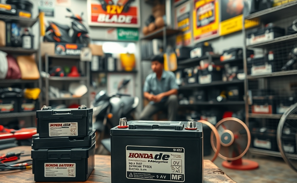 Aki Honda Blade: Rekomendasi Tipe, Harga, dan Umur Pakai